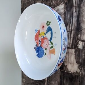Disney Alice in Wonderland Paradise Garden Collection Large Dinner Bowl 🥣🌸